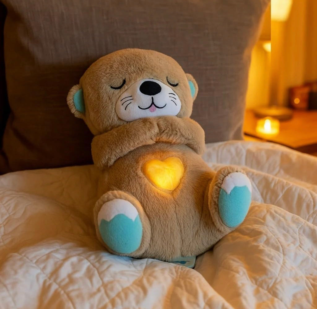 Breathing Plush Sleep Aid Teddy Bear Soft Toy with Soothing Sounds for Anxiety Relief & Relaxation