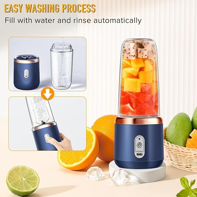 Portable Blender Electric Juicers Fruit Mixers USB Rechargeable